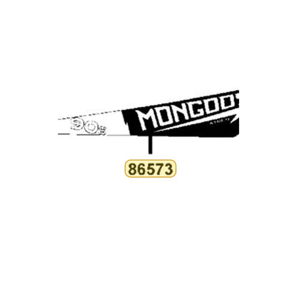 KYMCO Left Fender Front Stripe C 86573-ABC9-M30-T02, part location on the factory exploded-view diagram