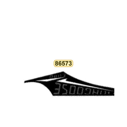 KYMCO Stirpe C Left Fender Front 86573-AHA5-M30-T03, part location on the factory exploded-view diagram