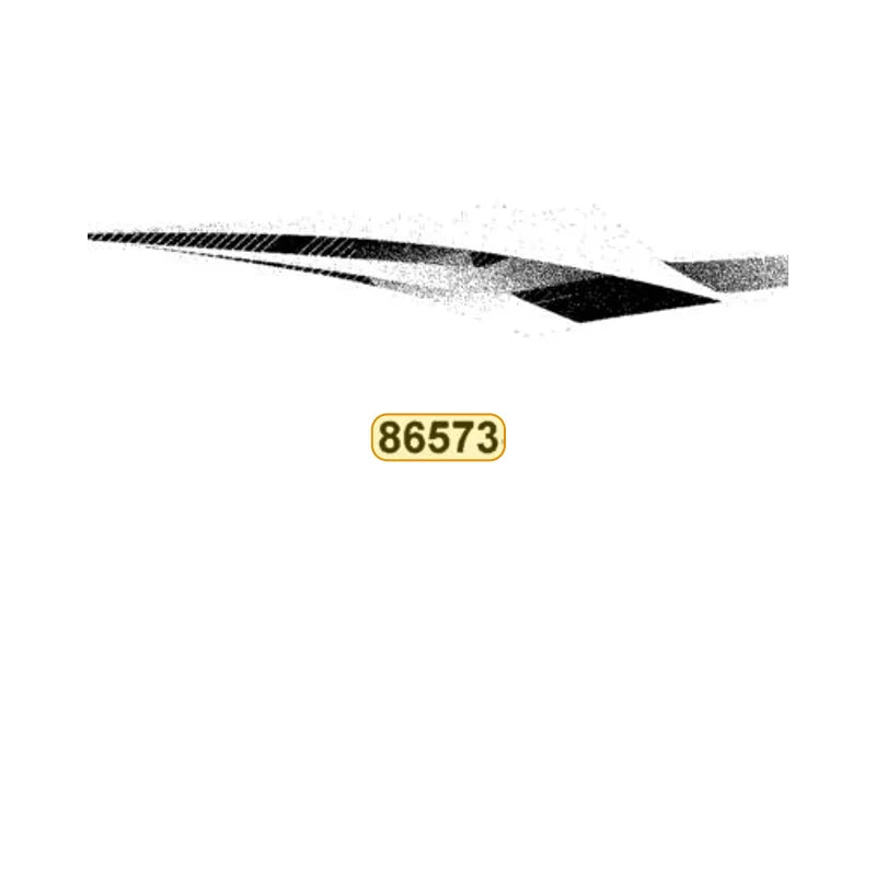 KYMCO Left Fender Front Stripe B 86573-LEC1-M31-T03, part location on the factory exploded-view diagram