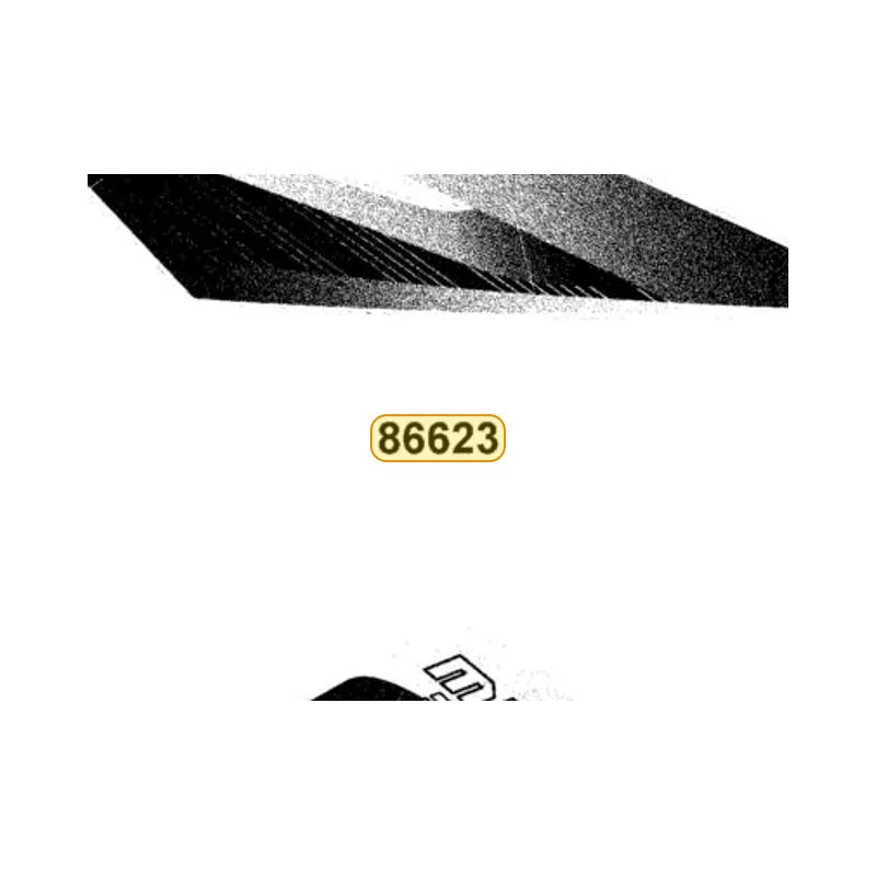 KYMCO Right Fender Rear Stripe 86623-LEC1-M31-T02, part location on the factory exploded-view diagram