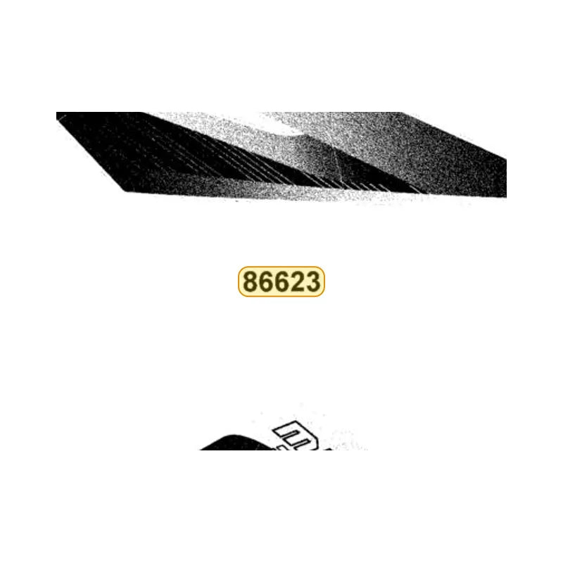 KYMCO Right Fender Rear Stripe 86623-LEC1-M31-T03, part location on the factory exploded-view diagram