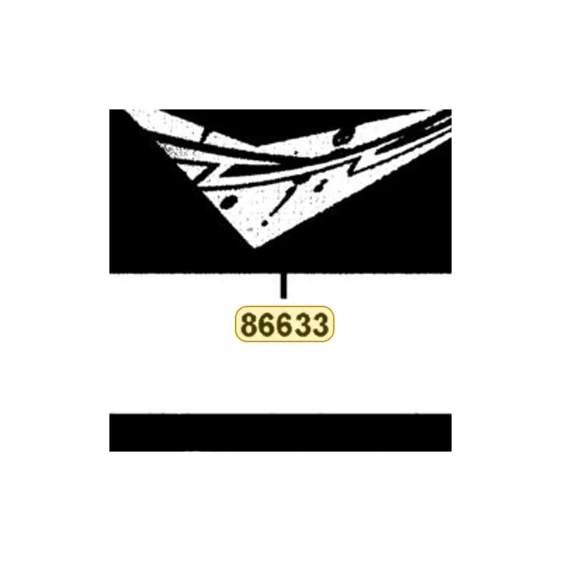 KYMCO Left Fender Rear Stripe 86633-ABC8-M31-T01, part location on the factory exploded-view diagram