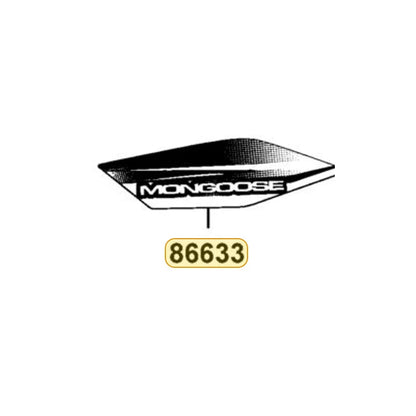 KYMCO Left Fender Rear Stripe 86633-ABC8-M32-T05, part location on the factory exploded-view diagram