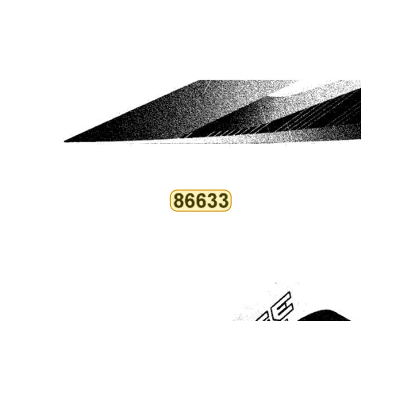 KYMCO Left Fender Rear Stripe 86633-LEC1-M31-T03, part location on the factory exploded-view diagram