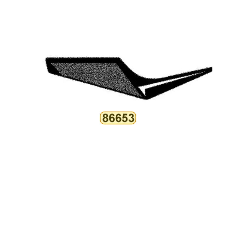 KYMCO Left Rear Fender Stripe B 86653-BAC1-M00-T03, part location on the factory exploded-view diagram