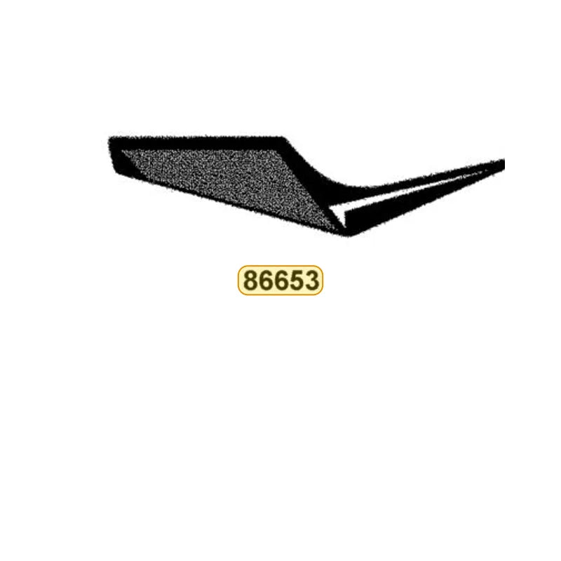 KYMCO Left Rear Fender Stripe B 86653-BAC1-M00-T07, part location on the factory exploded-view diagram
