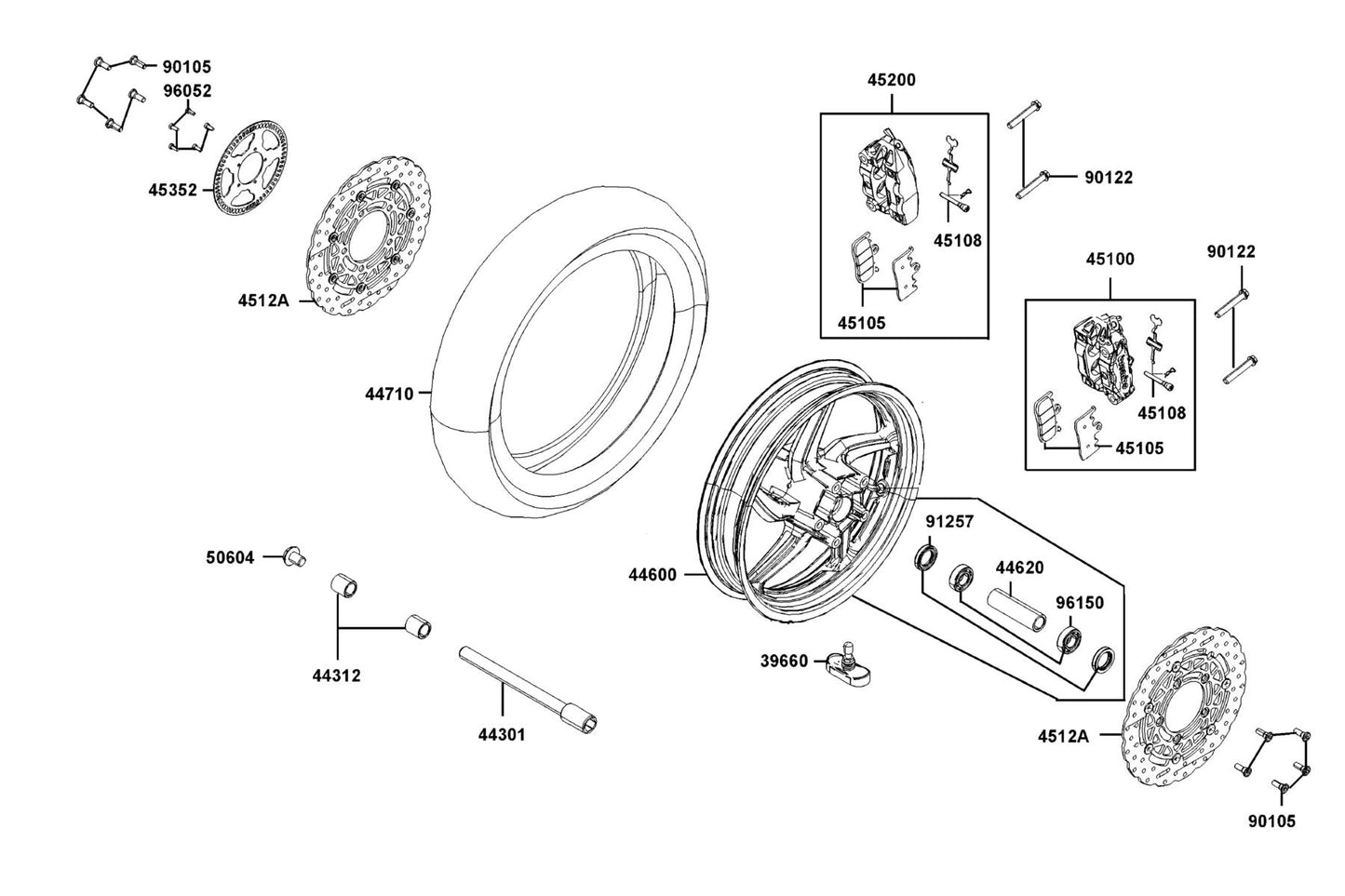 Dust Seal 28*42*8 — 91257-KED9-900 — KYMCO exploded-view diagram