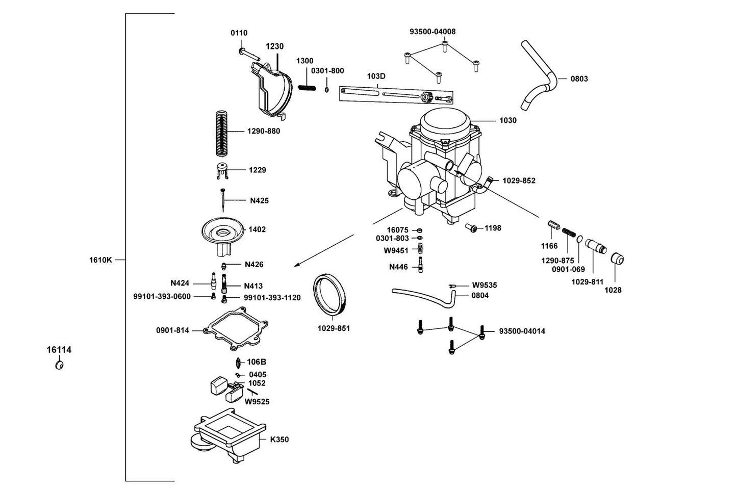 Coil Spg — W9451-03212 — KYMCO exploded-view diagram