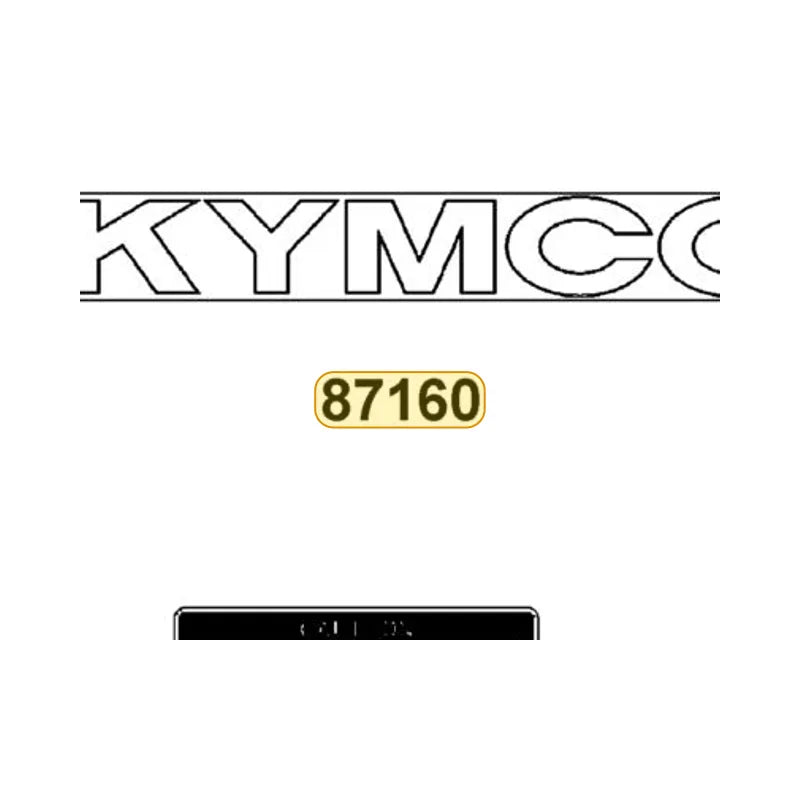 KYMCO KYMCO Stripe 87160-LDC8-M30-T03, part location on the factory exploded-view diagram