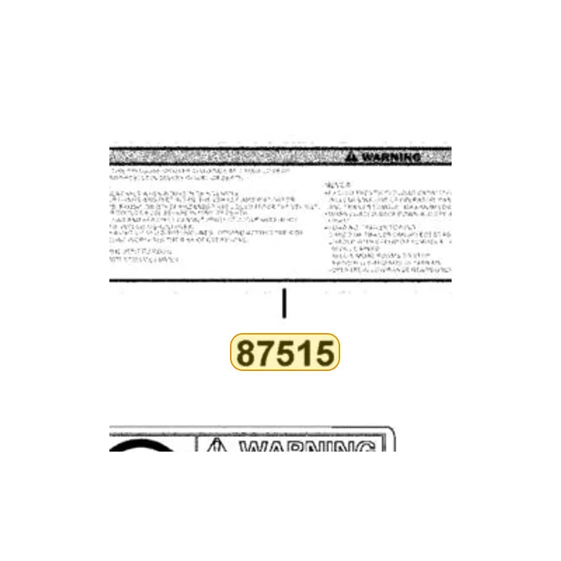 KYMCO Drive Warning List-Off Road 87515-ALE8-E00-T01, part location on the factory exploded-view diagram