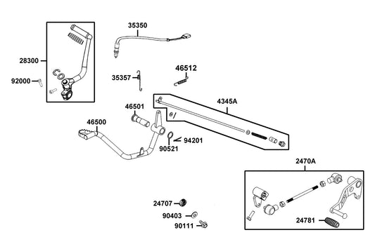 Pin Split 3*25 — 94201-30250-07 — KYMCO exploded-view diagram