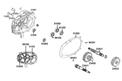 Bush Mission — 91201-KED1-C00 — KYMCO exploded-view diagram