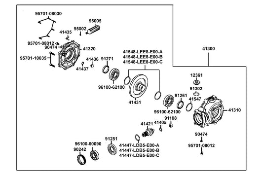Joint Breather — 41435-LDB5-E00 — KYMCO exploded-view diagram