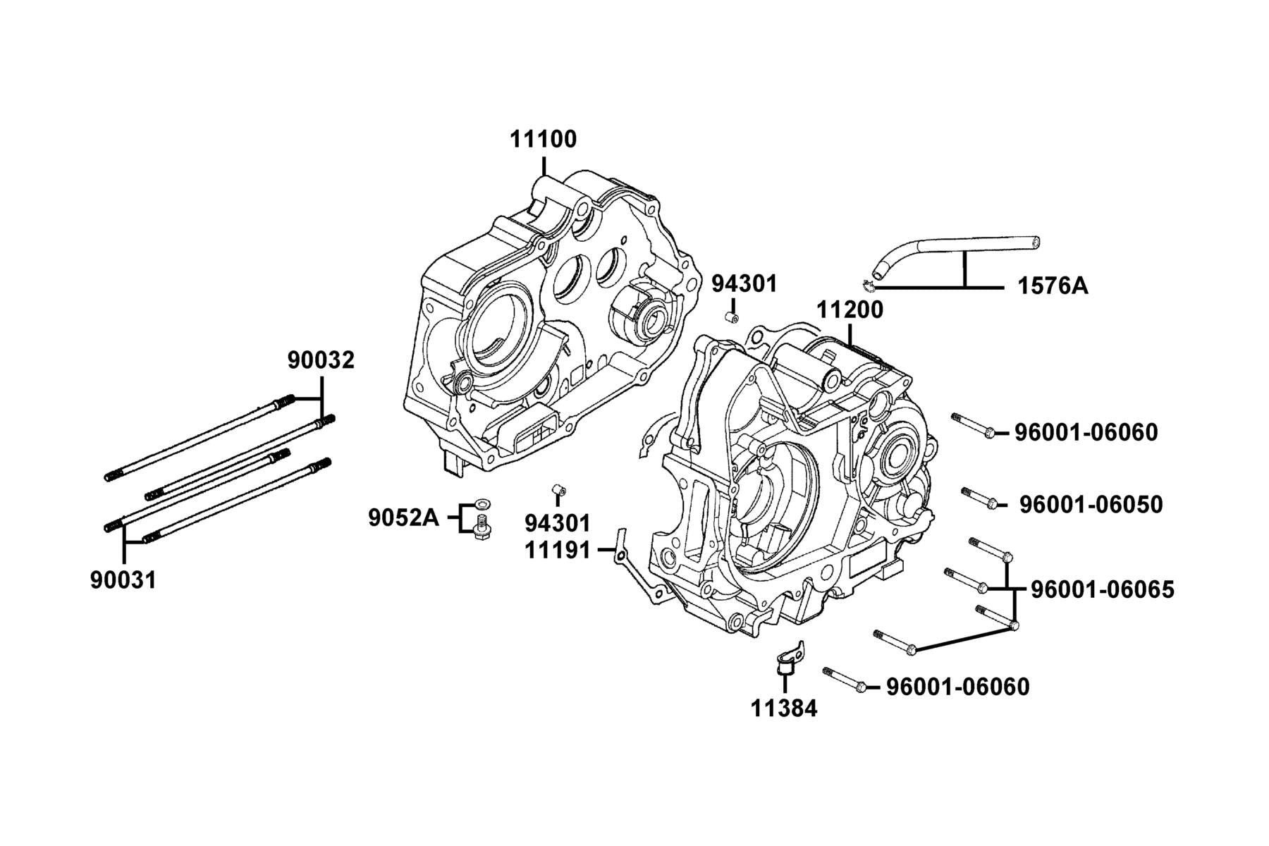Dowel Pin 10*14 — 94301-10140 — KYMCO exploded-view diagram