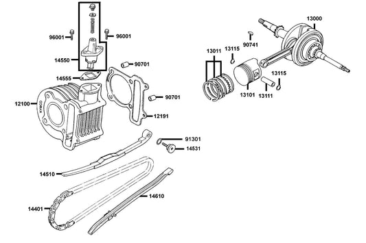 O-ring 15.2*1.5 — 91301-GLR0-W10 — KYMCO exploded-view diagram