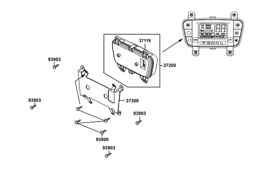Screw Tapping 5*12 — 93903-35260 — KYMCO exploded-view diagram