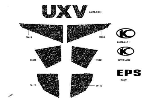 Emb Logo Eps — 86720-AKJ3-M00-T01 — KYMCO exploded-view diagram