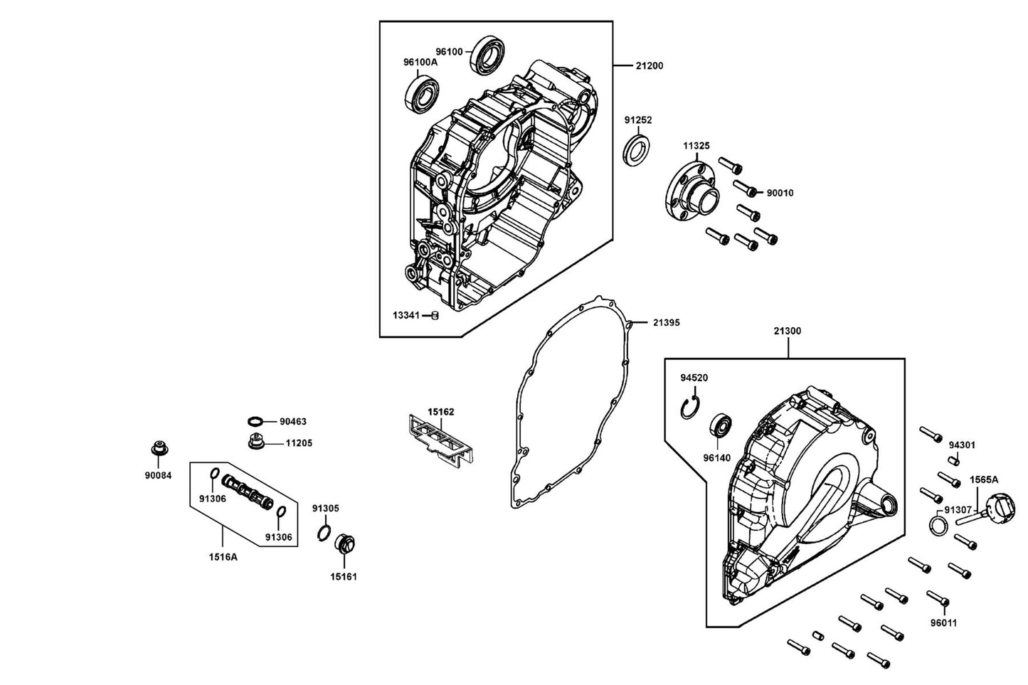 Gauge Oil Level Assy — 1565A-AGJ5-E00 — KYMCO exploded-view diagram