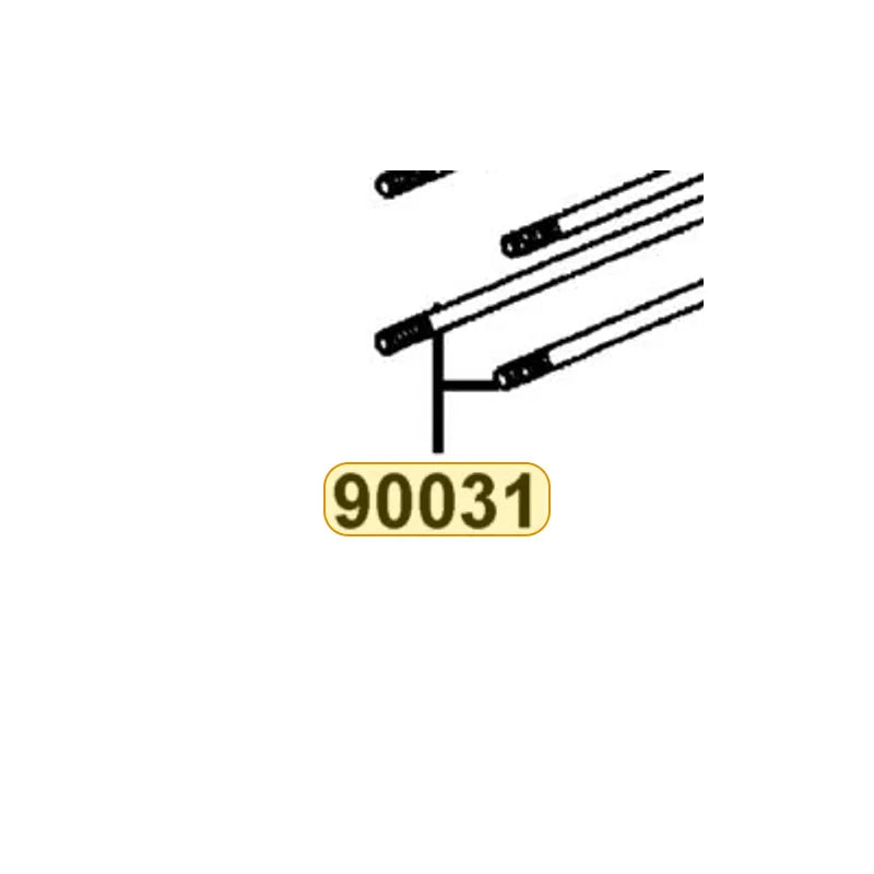 KYMCO Stud Bolt A M7*204*6 90031-LCA7-C10, part location on the factory exploded-view diagram