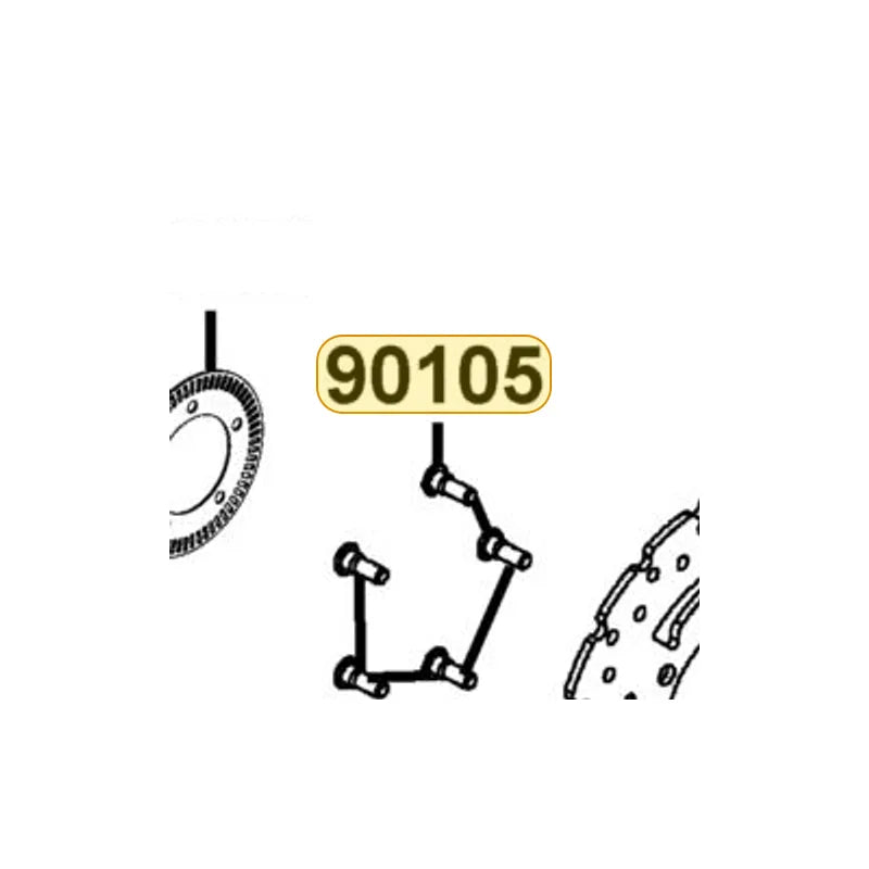 KYMCO Front Disk Bolt 8*30 90105-LEA7-C01, part location on the factory exploded-view diagram
