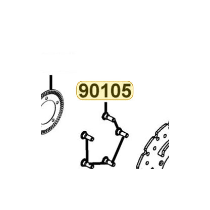 KYMCO Front Disk Bolt 8*30 90105-LEA7-C01, part location on the factory exploded-view diagram