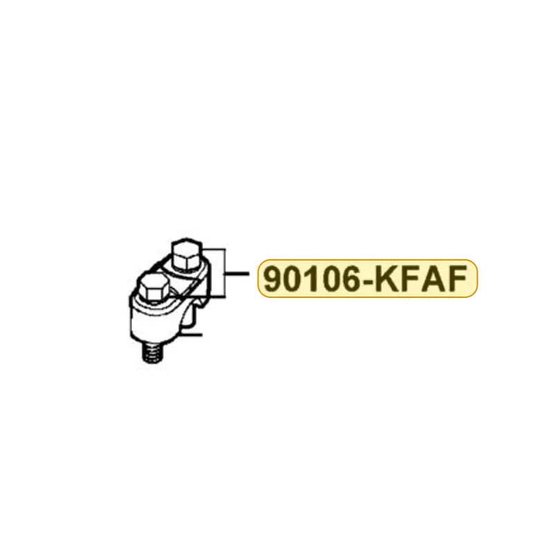 KYMCO Special Bolt 8*32 90106-KFAF-900, part location on the factory exploded-view diagram
