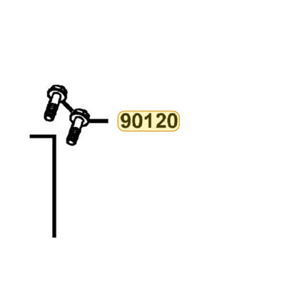 KYMCO Socket Special Bolt 6X23 90120-PVA2-900, part location on the factory exploded-view diagram