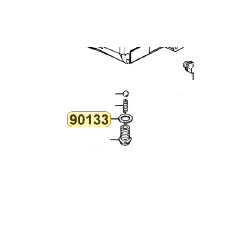 KYMCO Bolt Seat Washer 90133-LLB1-900, part location on the factory exploded-view diagram