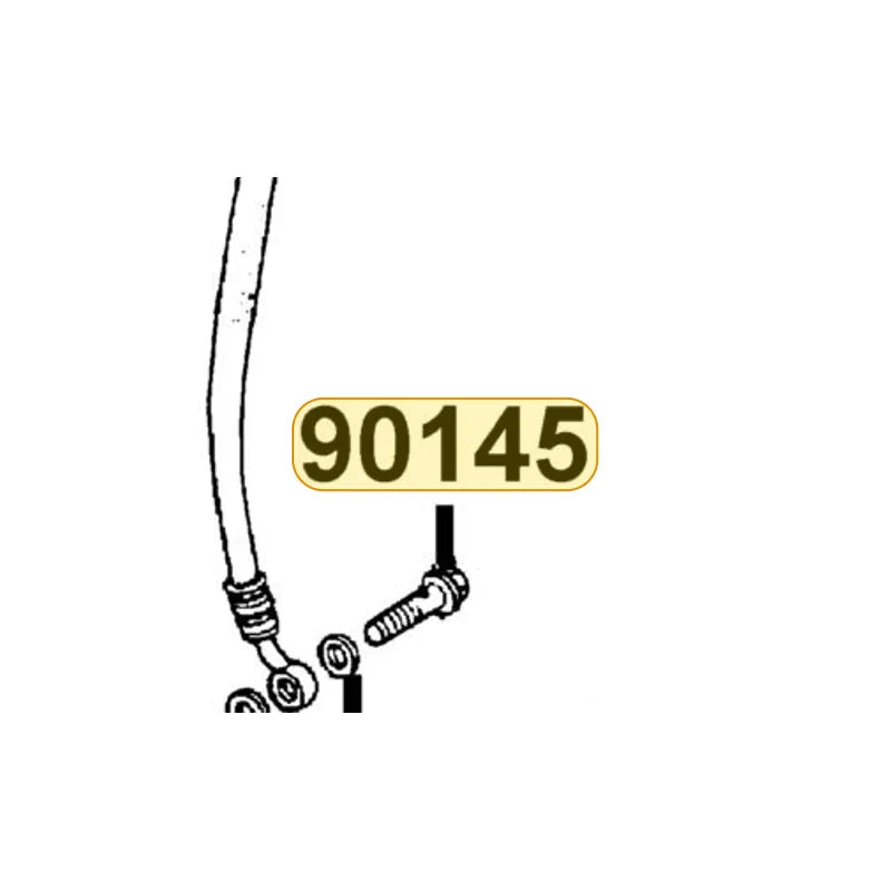 KYMCO Oil Bolt 10*22 90145-9A61-C01, part location on the factory exploded-view diagram