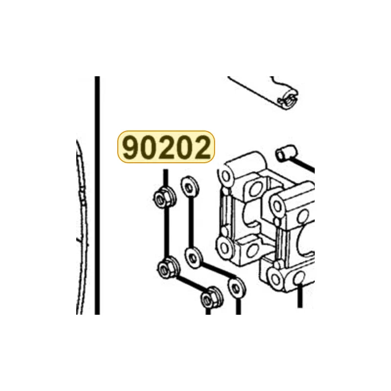KYMCO Flange Nut 7Mm 90202-GFF6-C00, part location on the factory exploded-view diagram