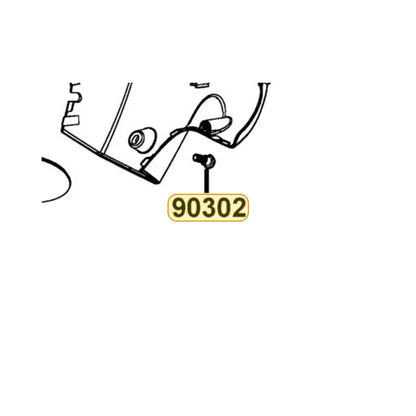 KYMCO Pan Bolt 5*10 90302-KNBN-C00, part location on the factory exploded-view diagram