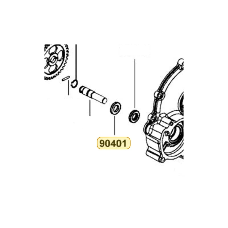 KYMCO Washer.thrust 14Mm 90401-PTA1-900, part location on the factory exploded-view diagram