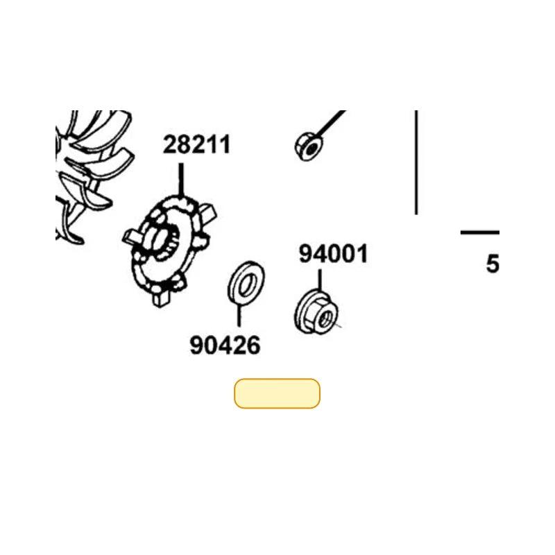KYMCO Special Washer 12Mm 90426-KNBN-901, part location on the factory exploded-view diagram