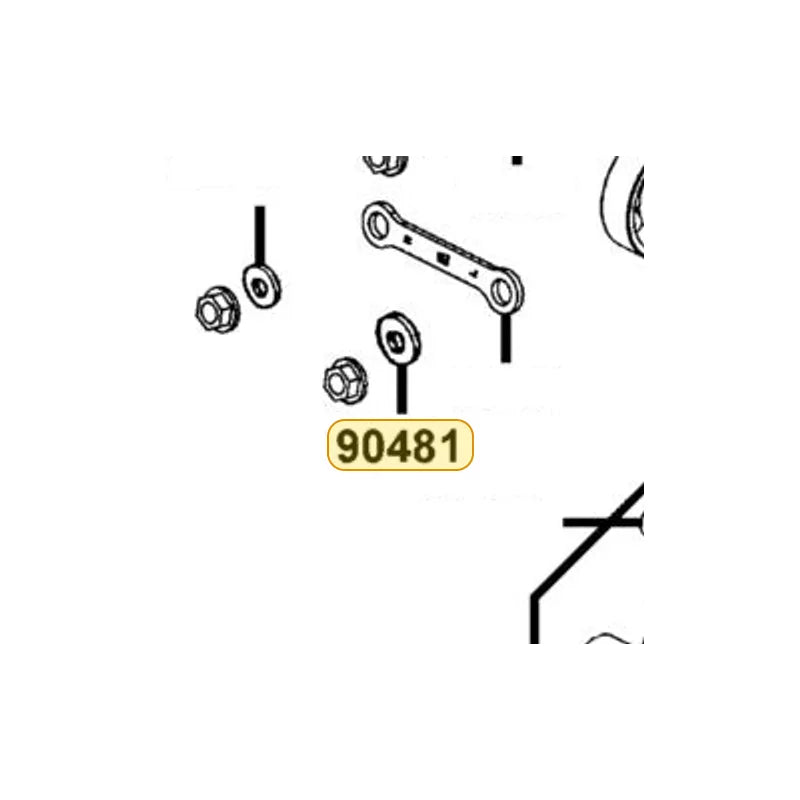 KYMCO Washer. Plain 8.1Mm 90481-LEA1-900, part location on the factory exploded-view diagram