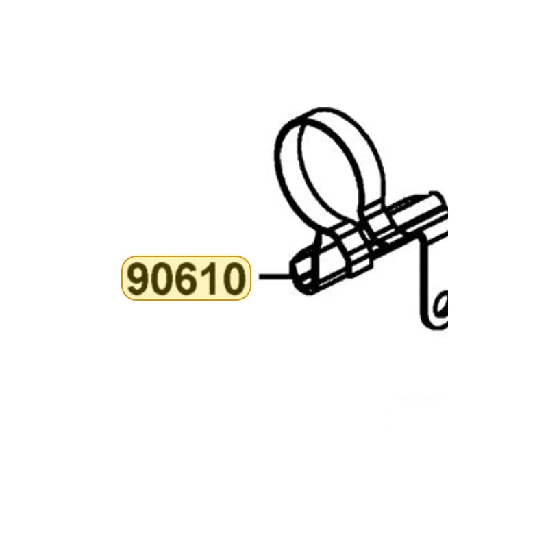 KYMCO Air Cleaner Tube Band Assembly 90610-LLJ1-900, part location on the factory exploded-view diagram