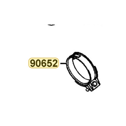 KYMCO 44 Air Cleaner Connecting Tube Band 90652-KTCT-900, part location on the factory exploded-view diagram