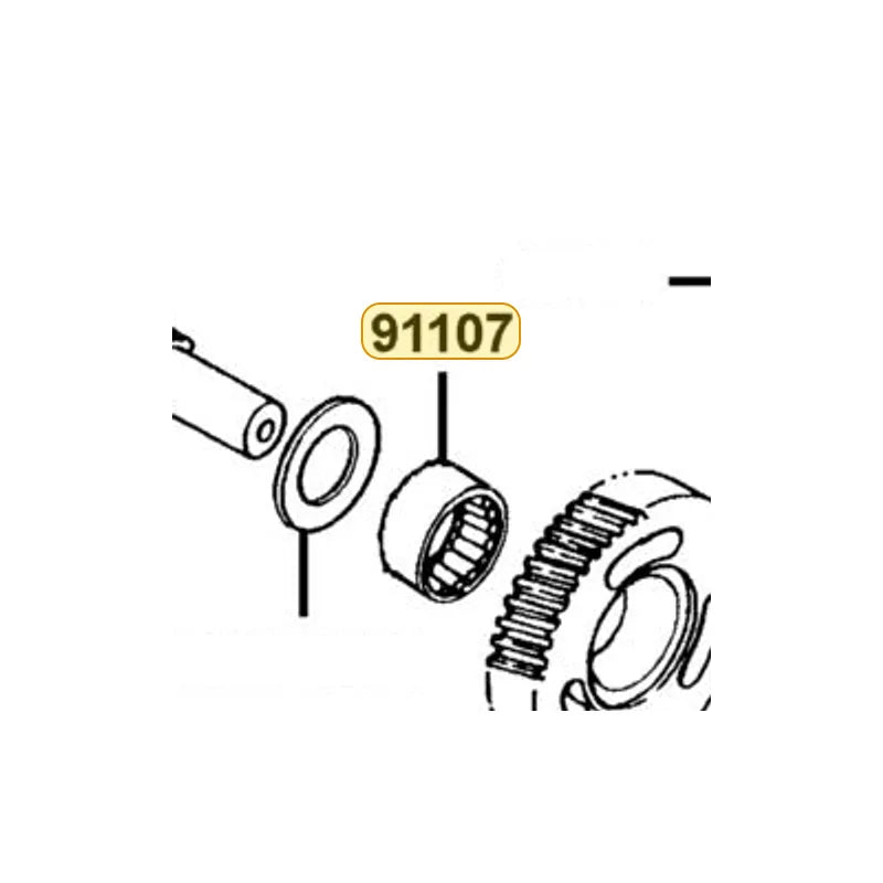 KYMCO Needle Bearing 22*30*13 91107-LLB1-900, part location on the factory exploded-view diagram