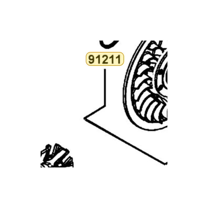 KYMCO Driven Seal 41X47X4 91211-LGC6-E00, part location on the factory exploded-view diagram