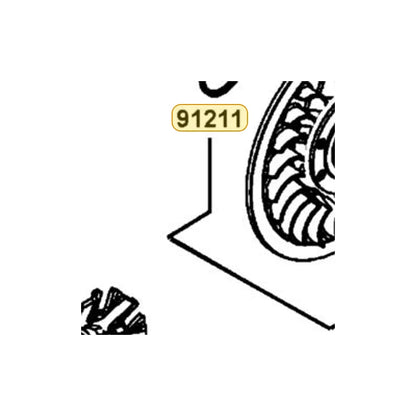 KYMCO Driven Seal 41X47X4 91211-LGC6-E00, part location on the factory exploded-view diagram