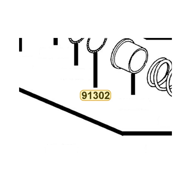 KYMCO O-Ring 39.8*2.2 91302-KEE1-C00, part location on the factory exploded-view diagram