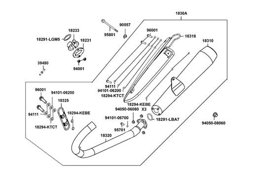 Washer Spring 6MM — 94111-06800 — KYMCO exploded-view diagram