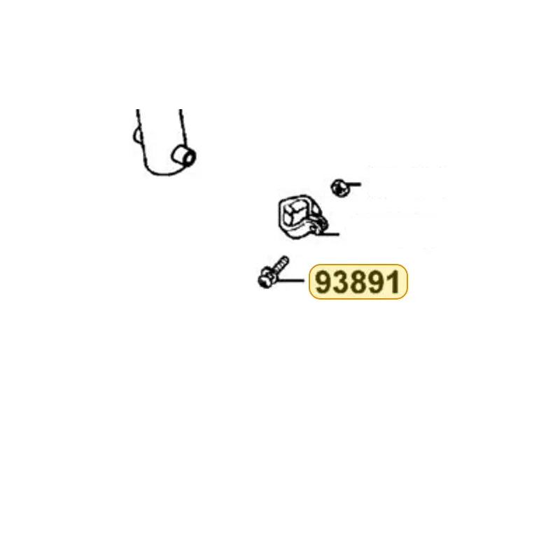 KYMCO Washer Screw 5*22 93891-05022-06, part location on the factory exploded-view diagram