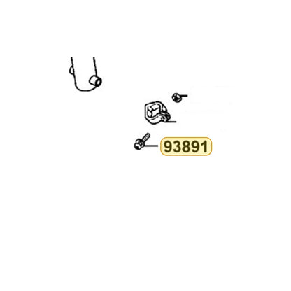 KYMCO Washer Screw 5*22 93891-05022-06, part location on the factory exploded-view diagram
