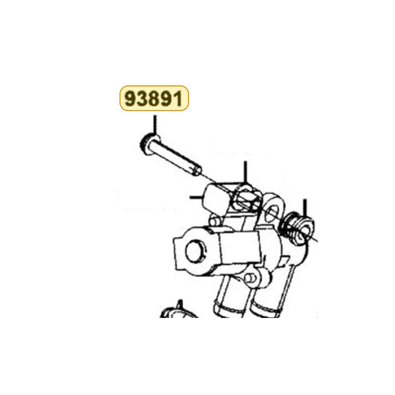 KYMCO Washer Screw 5*30 93891-05030-06, part location on the factory exploded-view diagram