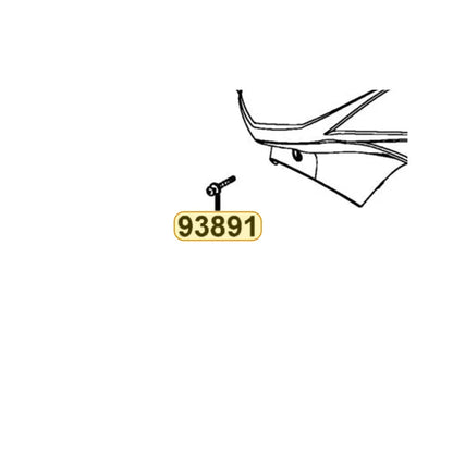 KYMCO Washer Screw 5*35 (K) 93891-05035-07, part location on the factory exploded-view diagram