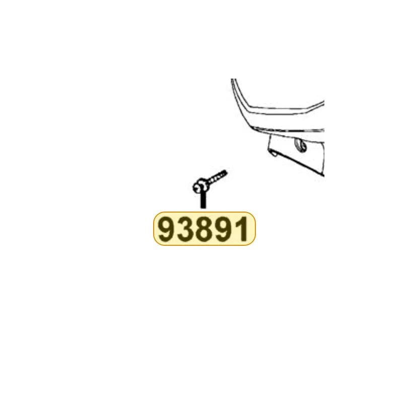 KYMCO Washer Screw 5*35 (K) 93891-05035-07G, part location on the factory exploded-view diagram