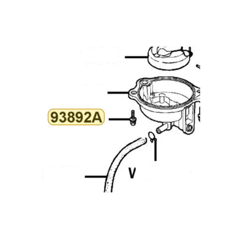 KYMCO Washer Screw 4*14 93892-04014-18-3, part location on the factory exploded-view diagram