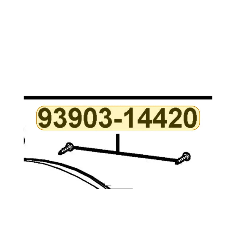 KYMCO Tapping Screw 4*16 93903-14420, part location on the factory exploded-view diagram