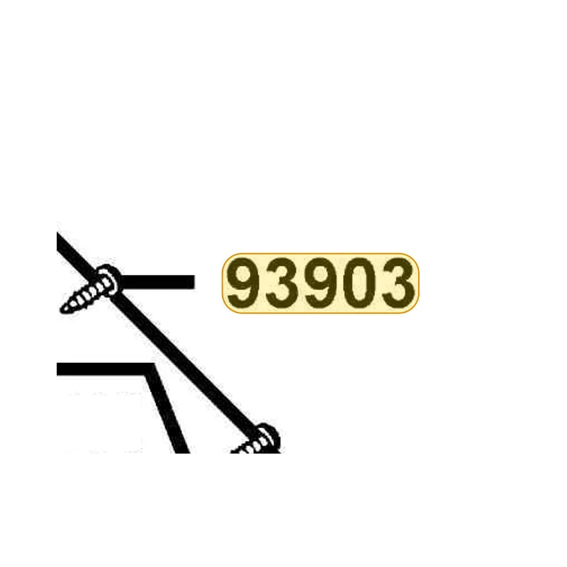 KYMCO Tapping Screw 93903-34320, part location on the factory exploded-view diagram