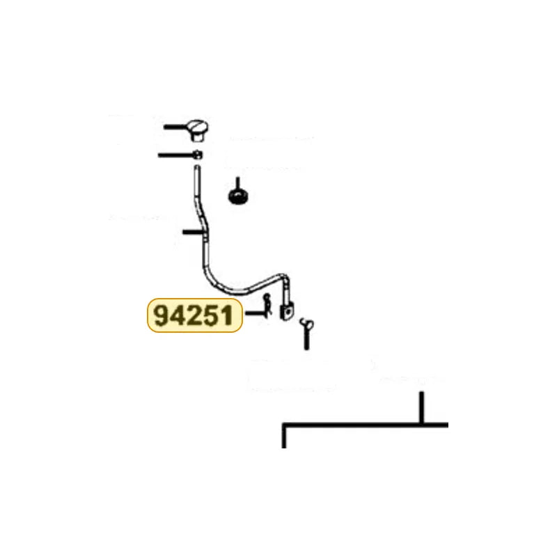 KYMCO Lock Pin 8Mm 94251-08400-G, part location on the factory exploded-view diagram